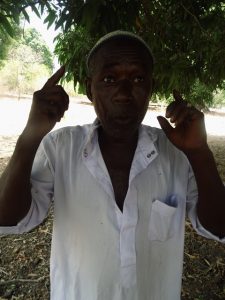 Tombo San&eacute; arri&egrave;re-arri&egrave;re-petit-ils de Djank&eacute; Wali San&eacute;, 12&egrave; roi de Gab&ugrave; d&eacute;fait en 1867 &copy; Photo NTM